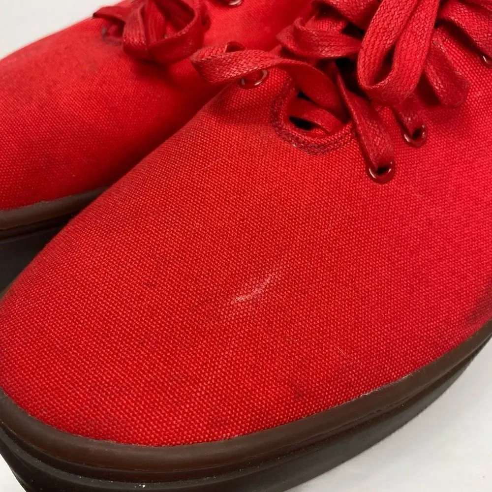 Clear Weather The One Ten Mid Top Sneaker Shoes Red Water Resistant Size 13